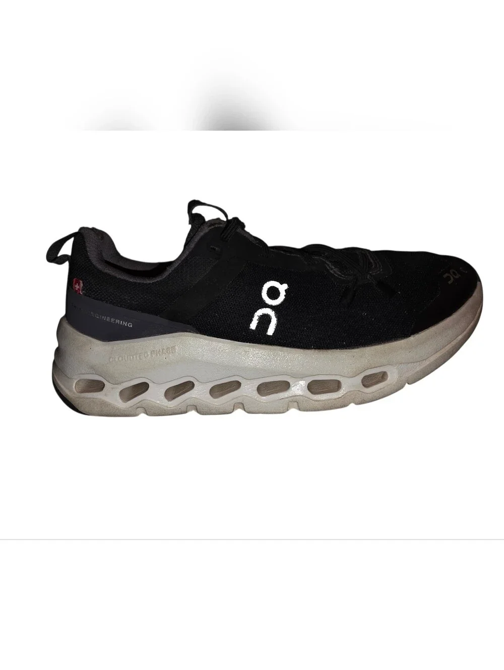 On Cloud CloudLeap Kids Black And White Sneakers